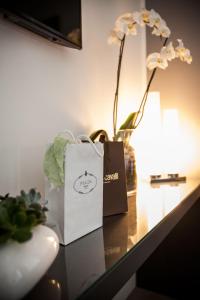 TV a/nebo společenská místnost v ubytování Sanremo Luxury Suites