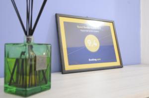 Certifikát, ocenenie alebo iný dokument vystavený v ubytovaní St. George Apartment