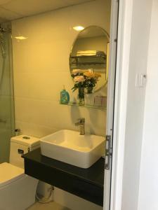 Koupelna v ubytování Hotel Pansy