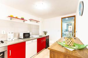 Kuchyňa alebo kuchynka v ubytovaní Apartment Frlan