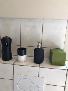 Kuchyň nebo kuchyňský kout v ubytování Ferienwohnung Schlich