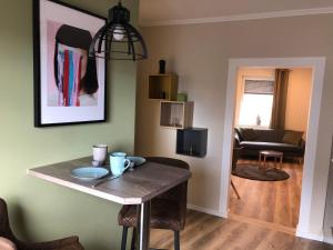 Posezení v ubytování Ferienwohnung Schlich