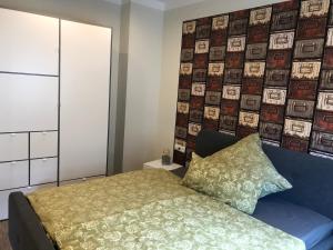 Postel nebo postele na pokoji v ubytování Ferienwohnung Schlich