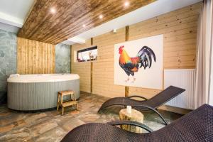 Posedenie v ubytovaní Wellness Apartamenty Złoty Widok