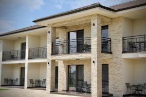 Balkón nebo terasa v ubytování Jazmin apartmány