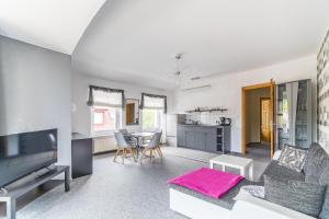 Kuchyň nebo kuchyňský kout v ubytování Willa Onyks Apartamenty