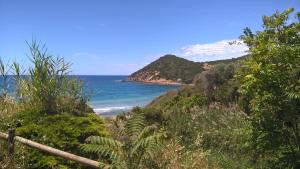 a view of the ocean from a beach at Arcamyrtus in Alghero