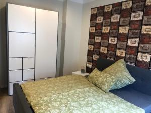 Postel nebo postele na pokoji v ubytování Ferienwohnung Schlich