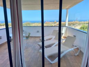 Balkón nebo terasa v ubytování Ocean View Apartament