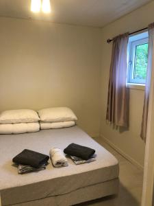 Posteľ alebo postele v izbe v ubytovaní Jolster sauna apartments