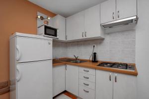 Kuchyň nebo kuchyňský kout v ubytování Apartman Toni