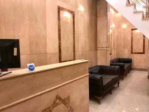 A seating area at Horus Guest House Pyramids View