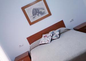 マルグラット・デ・マルにあるEIVISSAのベッドルーム1室(枕2つ付)