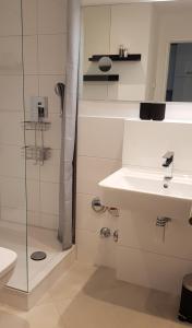 A bathroom at Alpina Inzell Wohnung 454