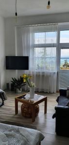 TV a/nebo společenská místnost v ubytování APARTMENT Neu-Schmecks