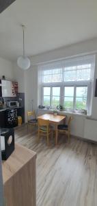 Kuchyň nebo kuchyňský kout v ubytování APARTMENT Neu-Schmecks