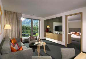 TV/Unterhaltungsangebot in der Unterkunft Dolomitengolf Suites