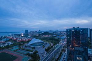 Nespecifikovaný výhled na destinaci Huangdao nebo výhled na město při pohledu z hotelu