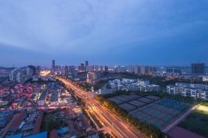 Nespecifikovaný výhled na destinaci Huangdao nebo výhled na město při pohledu z hotelu