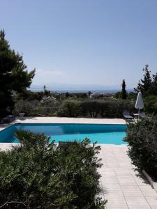 The swimming pool at or close to Villa Loutraki Sunset