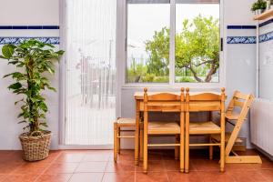 Balkón alebo terasa v ubytovaní Casa rural la ermita de Anna
