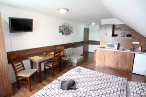 Kuchyňa alebo kuchynka v ubytovaní Apartmánový dom Stela