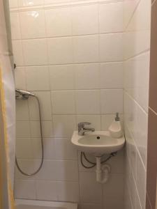 Kúpeľňa v ubytovaní Malasits Apartman