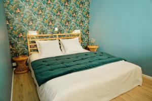 Ein Bett oder Betten in einem Zimmer der Unterkunft Le Saint Roch-Centre-Free Parking-Clim