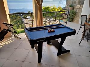 Biliár nebo kulečník v ubytování Holiday home Colla