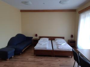 Postel nebo postele na pokoji v ubytování Simon-Dach-Haus