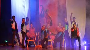 a group of people standing on a stage at Oasis Saidia Palace & Blue Pearl in Saidia 