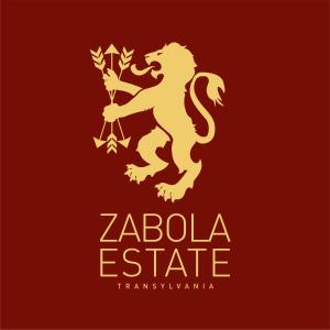 un logotipo para un instituto zodiaco con un mono sosteniendo una hoja en Zabola Estate - Transylvania, en Zăbala