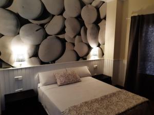 Кровать или кровати в номере Hotel Marisma Sancti Petri