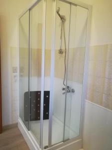 Koupelna v ubytování Albergo Ristorante Sargas