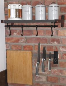 Kuchyň nebo kuchyňský kout v ubytování Mein Speicher-Platz