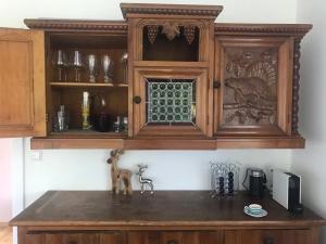 Kuchyň nebo kuchyňský kout v ubytování Oase im Ennstal Classic Landhaus