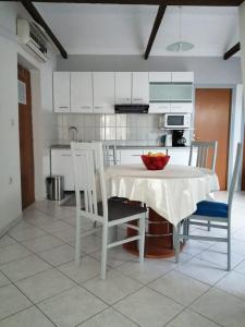 Kuchyň nebo kuchyňský kout v ubytování Apartments Suri