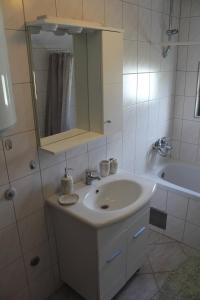 Koupelna v ubytování Casa Botanica