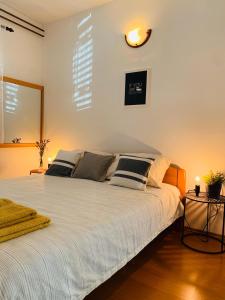 Katil atau katil-katil dalam bilik di Apartmani Svemir