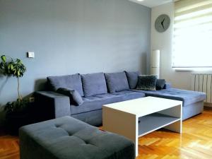 Een zitgedeelte bij Modern Sarajevo apartment