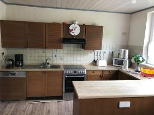 Dapur atau dapur kecil di Biker's Base Baddeckenstedt