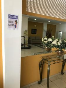 Ο χώρος του λόμπι ή της ρεσεψιόν στο Hotel San German