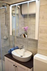 Koupelna v ubytování Apartmani Rudius + 27 fotografií