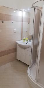 Kúpeľňa v ubytovaní Booking Tržní