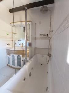 Koupelna v ubytování Casa Rural Valle de Altamira + 26 fotografií
