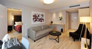 Posezení v ubytování Elite Plaza Örnsköldsvik