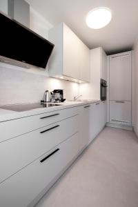 A kitchen or kitchenette at SAXX Apartments Hagen