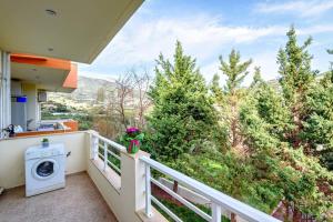 Μπαλκόνι ή βεράντα στο Villa MALENA Nature and Sea View