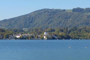 Fotografia z galérie ubytovania Altstadtwohnung Traunstein mit Traunseeblick 1A v destinácii Gmunden