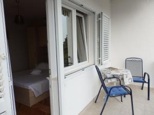 Balkón alebo terasa v ubytovaní Apartmani Stipan